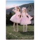 Mademoiselle Pearl Sanrio My Melody Rose Themed Apron Top Skirt Set JSKs and OPs(Reservation/Full Payment Without Shipping)